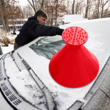 Auto Car Magic Cone-Shaped Windshield Ice Scraper Snow Shovel Tool Funnel Three-piece Suit Snow Remover Deicer Outdoor Deicing