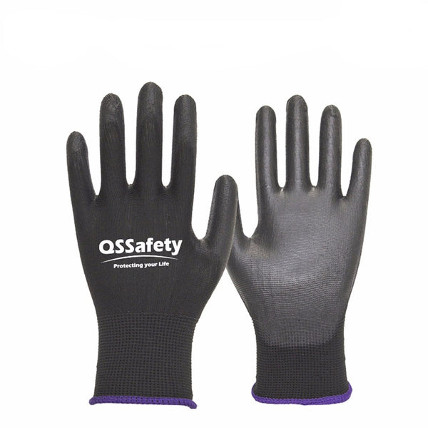 1pair Dipping Plastic Rubber Gloves Auto Car Mechanical Repairing Gloves Waterproof Oil-proof Wear-resistant PU Glove